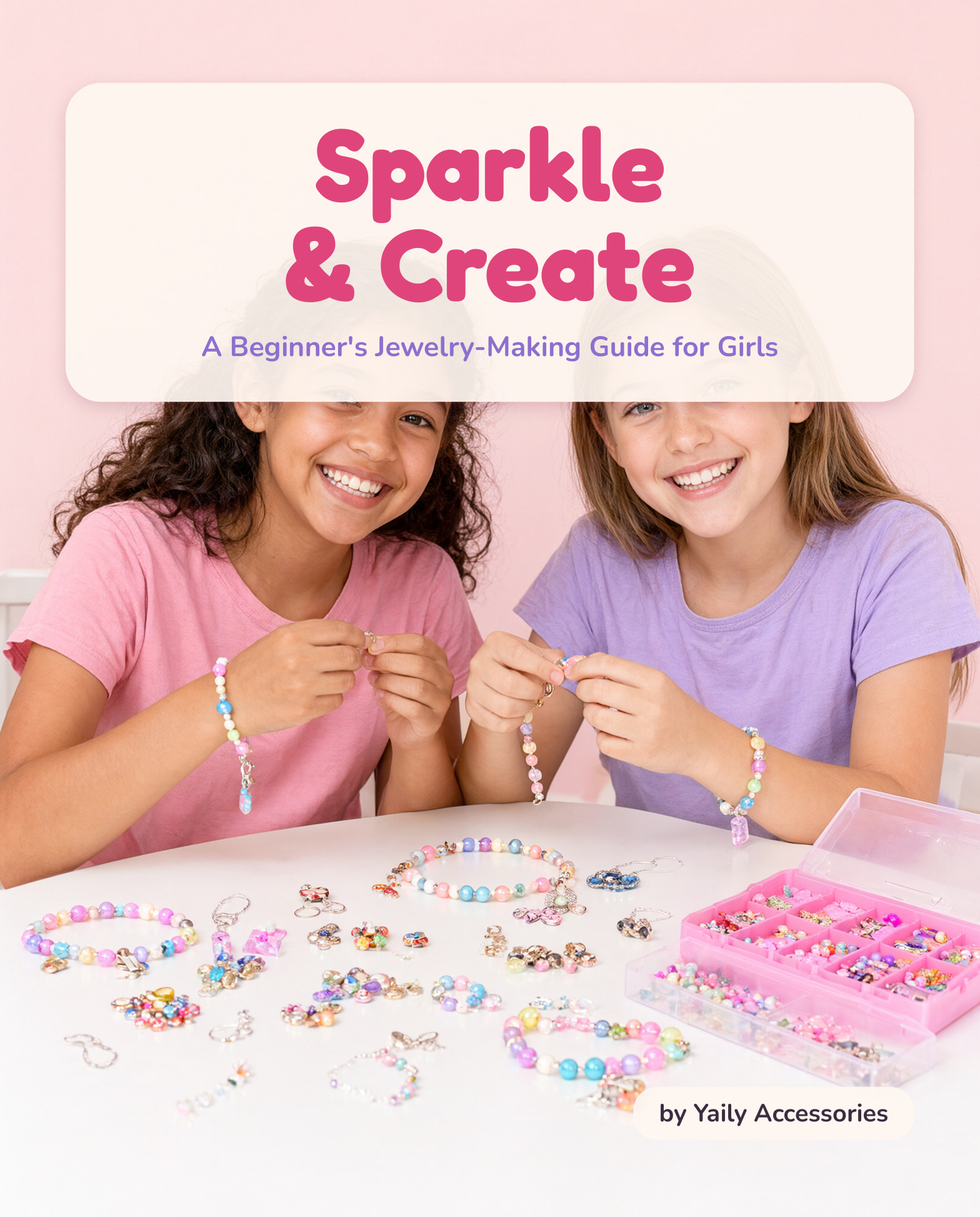 Sparkle & Create: A Beginner's Jewelry-Making Guide for Girls